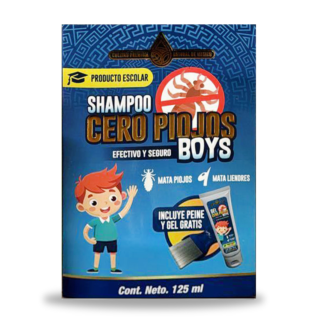 Shampoo Cero Pijos Boys 125ml Peine y Gel Gratis