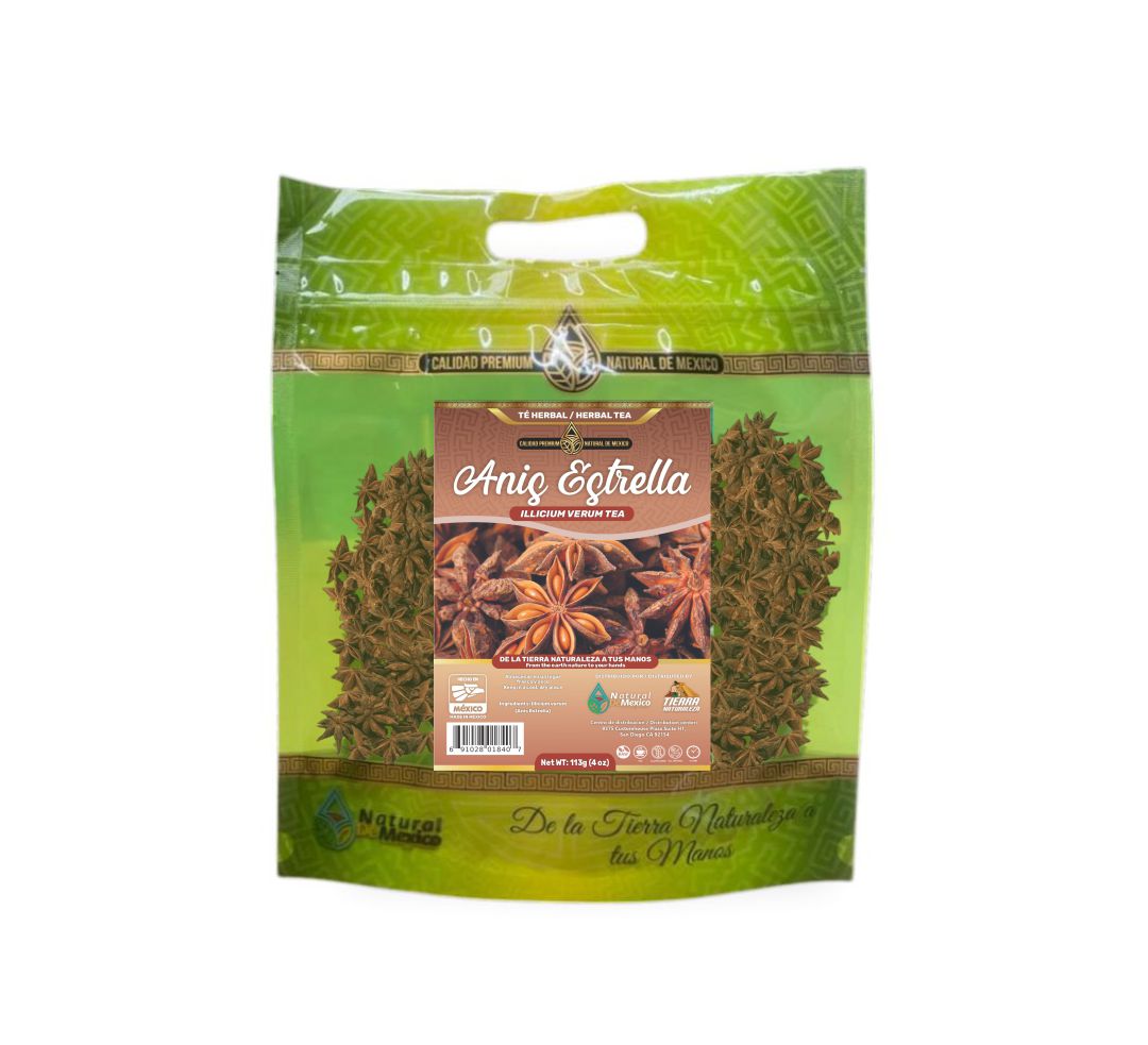 Anis Estrella 4 onzas Te Tea Star Anise Herbal Herb Natural