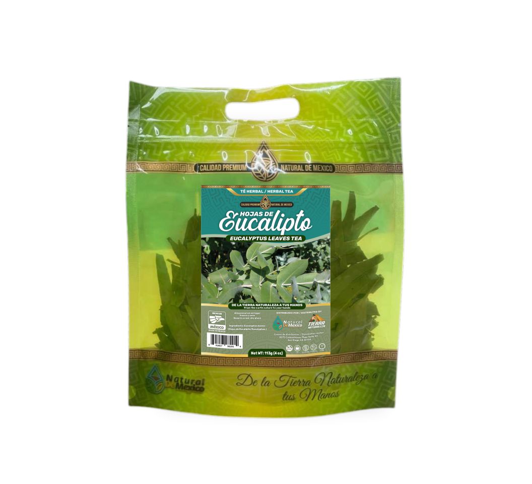 Hojas de Eucalipto 4 onzas Te Tea 4 Oz. Eucalyptus Leaves Herb Herbal Natural