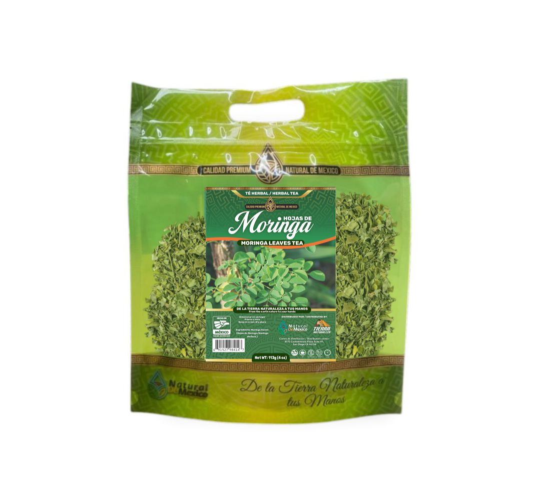 Hojas de Moringa 4 onzas Te Tea 4 Oz.