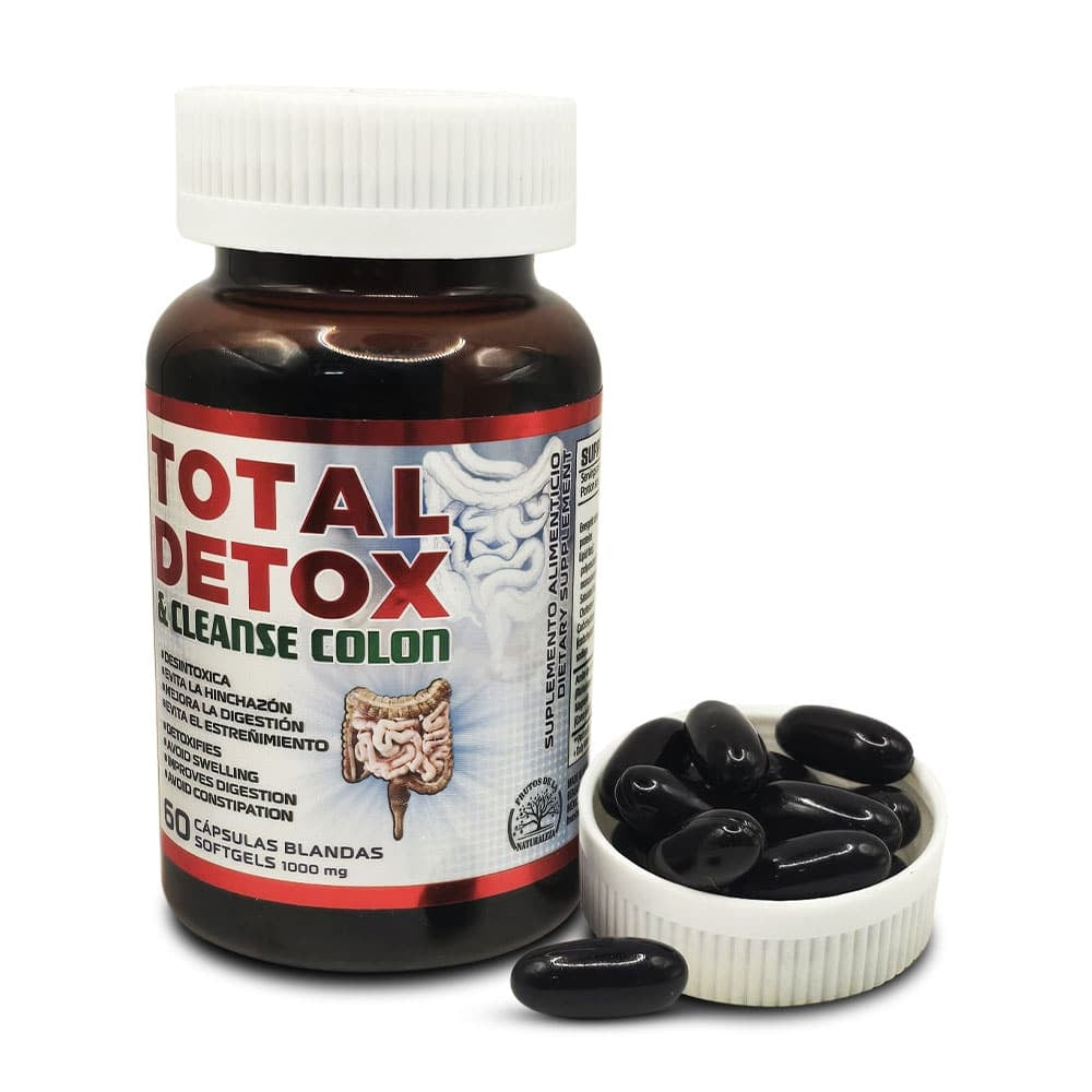 Suplemento Total Detox Colon Cleanse Supplement 100% Natural