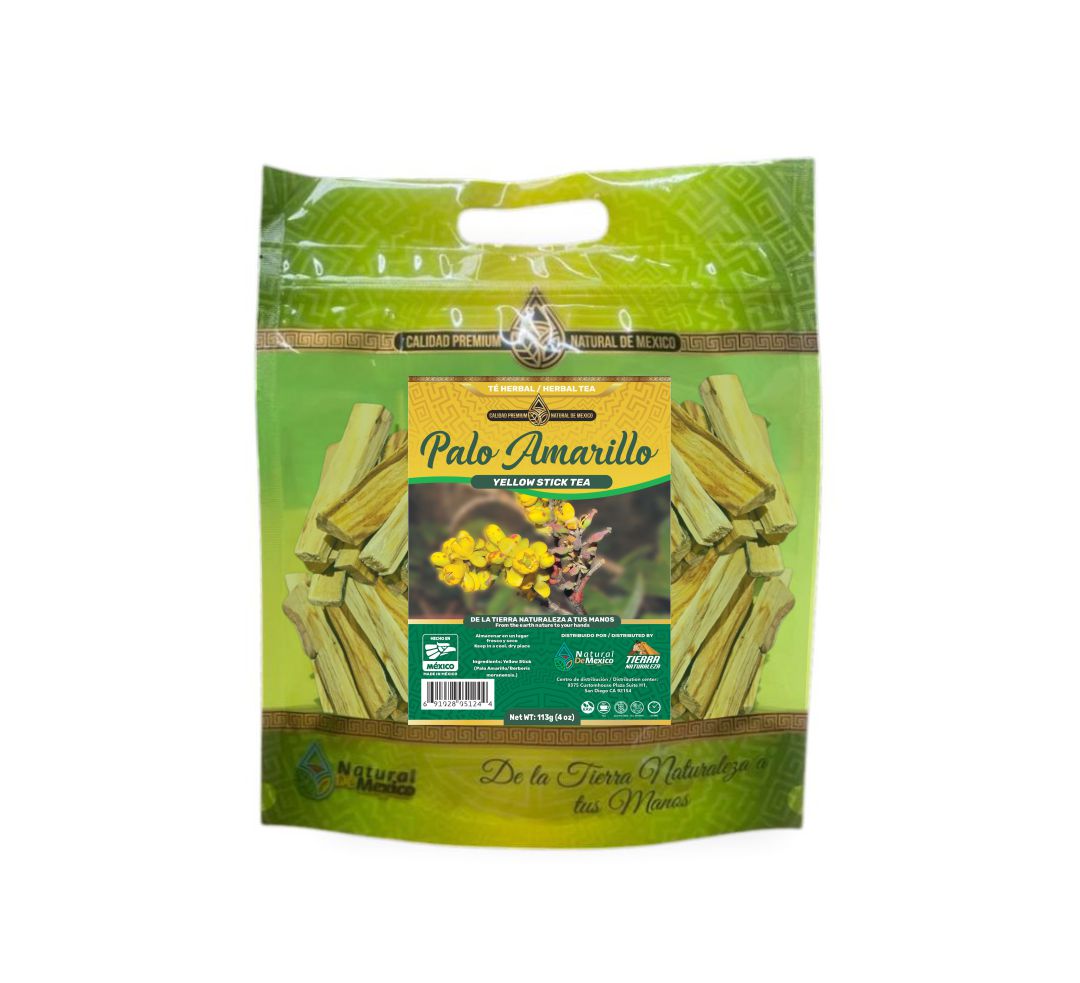 Palo Amarillo 4 onzas Te Tea 4 Oz. Yellow Stick