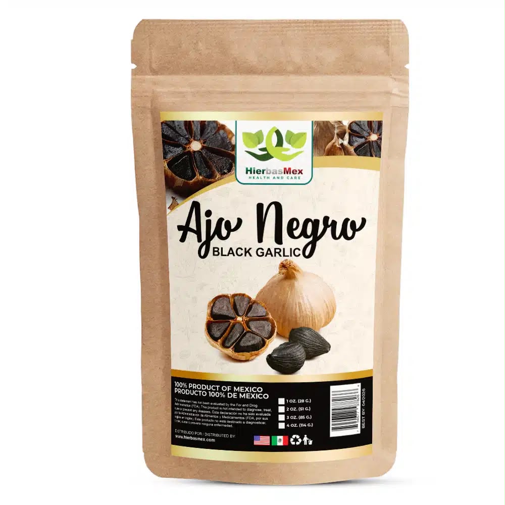 Ajo Negro Black garlic 8 Oz.