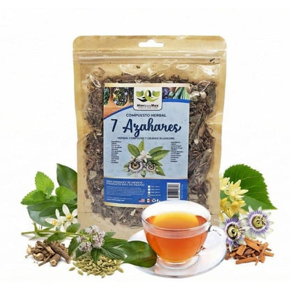 Compuesto Herbal 7 Azahares 7 Blossoms Herbal Compound 100% Natural Wild Crafted 4 oz. (Copy)