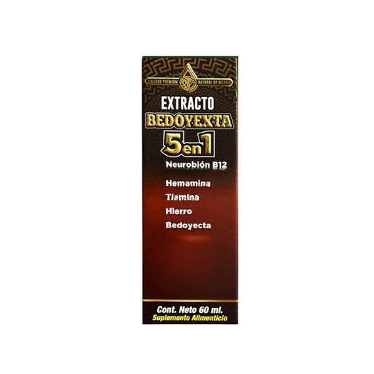 Extracto Bedoyexta 5 en 1 Extract 60 ML.