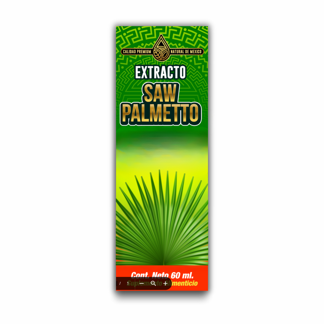 Extracto Saw Palmetto Extract 60 ML.
