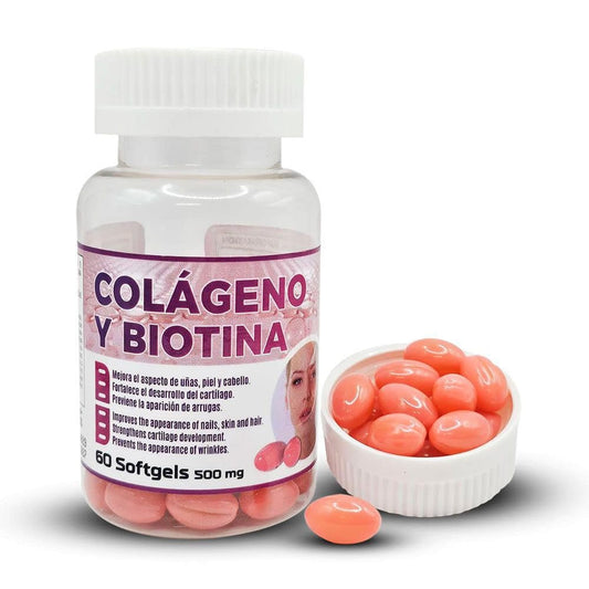 Suplemento Colageno y Biotina 100% Natural