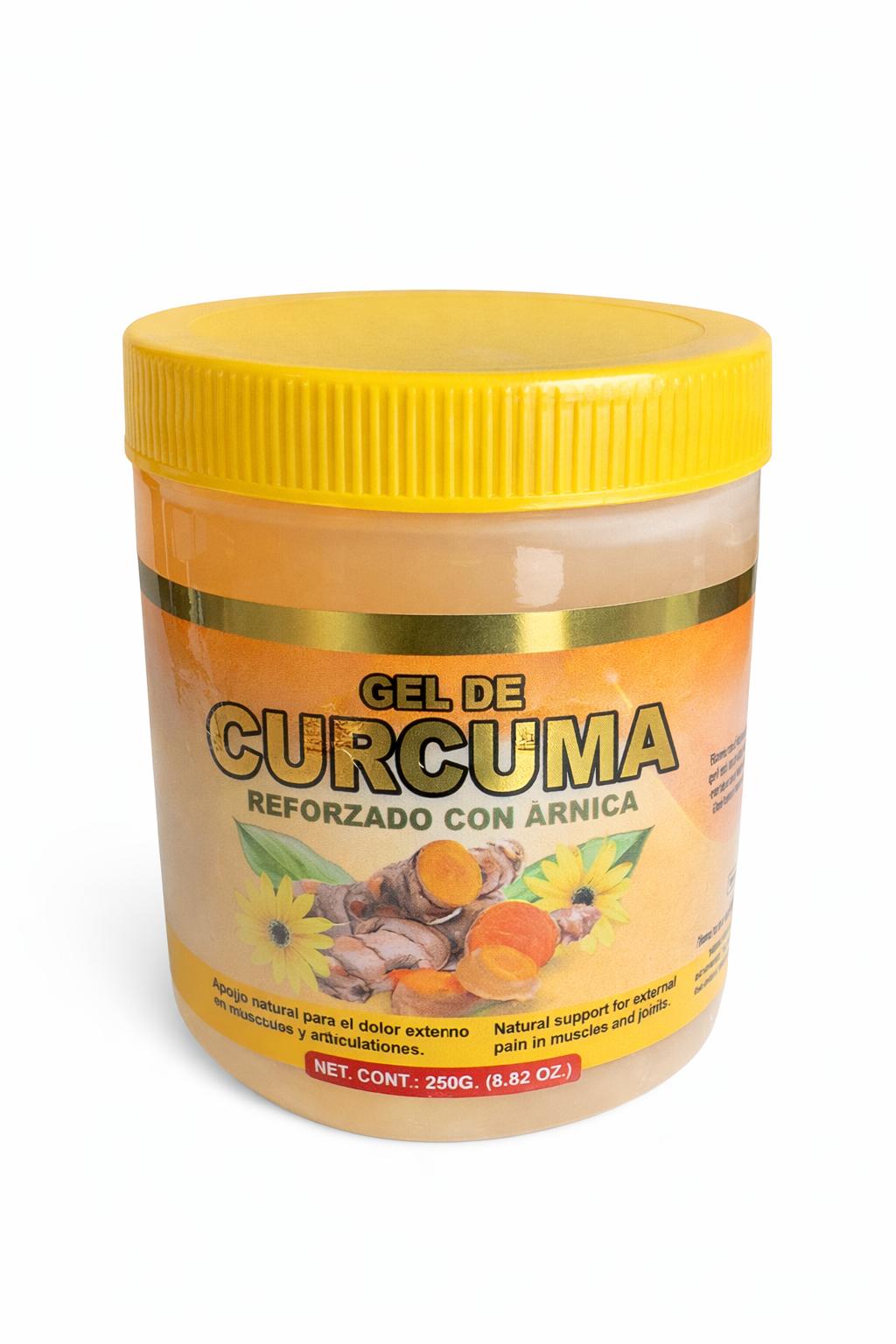 Pomada Gel de Curcuma Reforzada con Arnica 125gr.