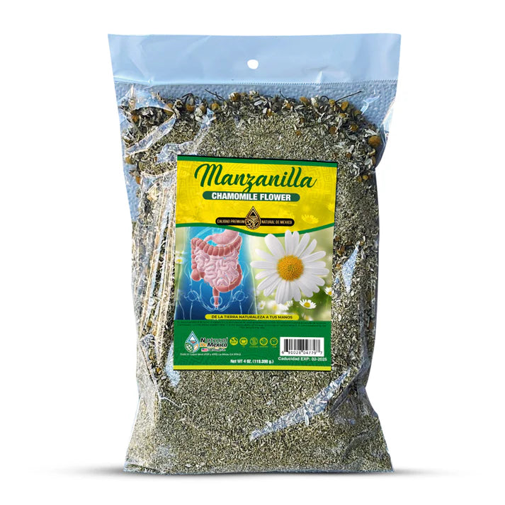 Flor de Manzanilla 4 onzas Te Chamomile Tea 4 Oz.