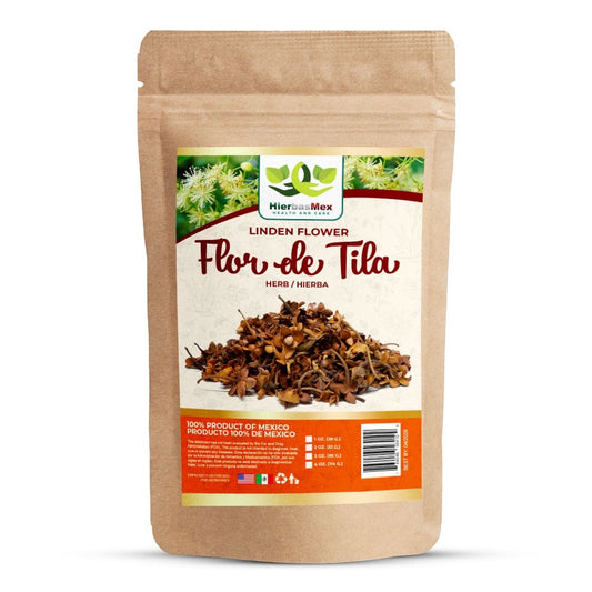 Flor de Tila Linden Flower Hierba Herb 4 Oz. Wild Crafted