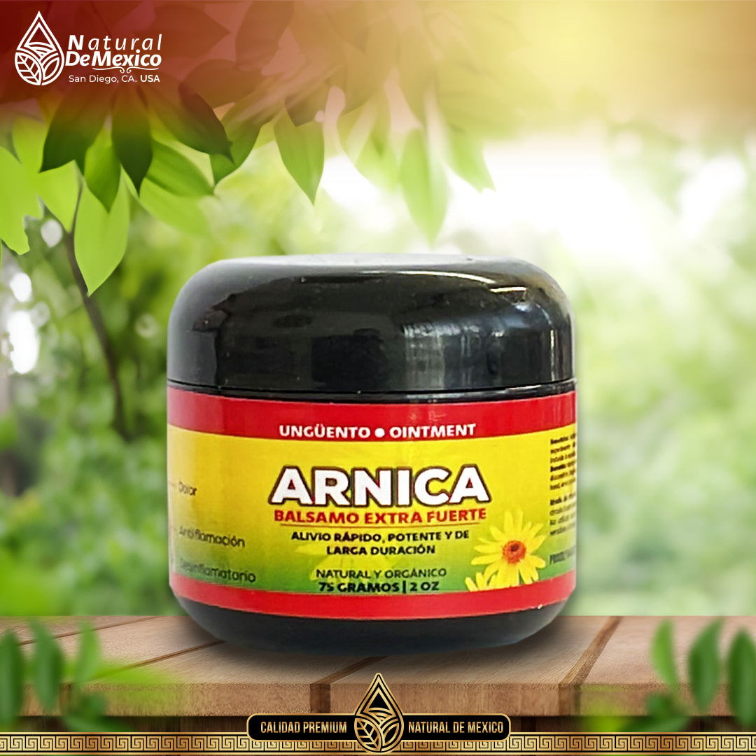 Arnica Ointment Unguento de Arnica Balsamo Extra Fuerte 2 Oz.