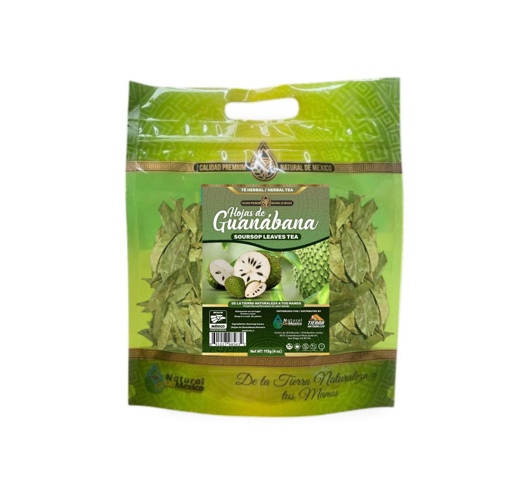 Hojas de Guanábana Guanabana 4 onzas Te Tea 4 Oz.