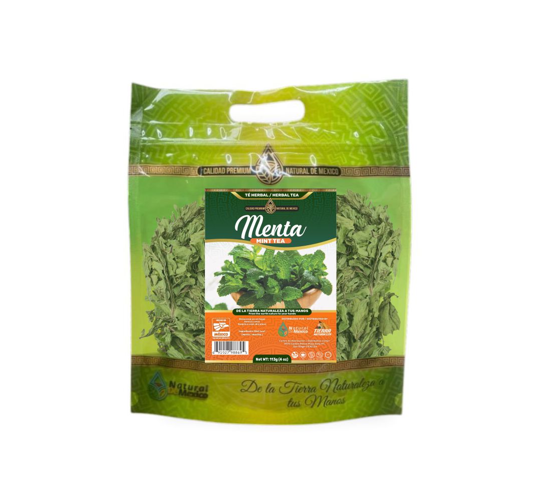 Menta 4 onzas Te Tea 4 Oz. Mint