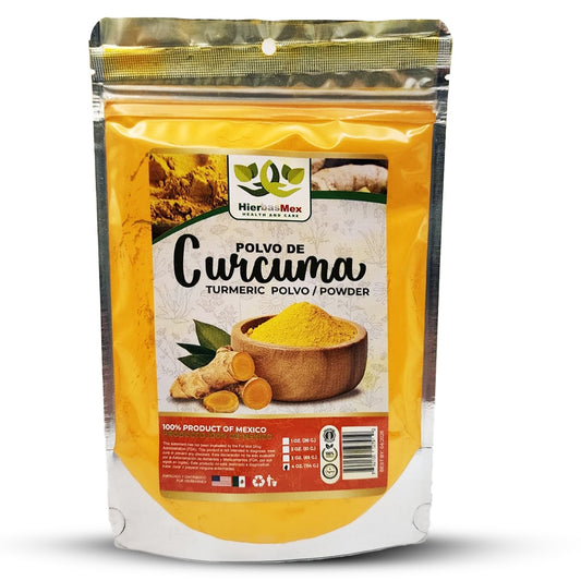 Polvo de Curcuma Turmeric Powder Herb 4 Oz. Wild Crafted