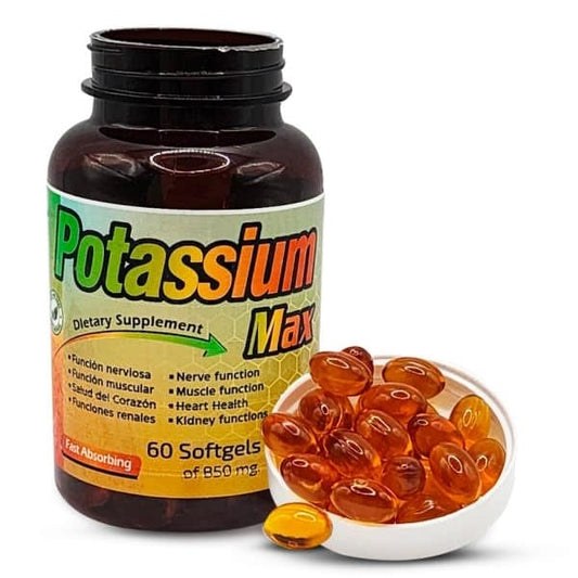 Suplemento Potassium Max Potasio Max Supplement 100% Natural