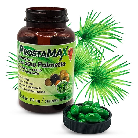 Suplemento ProstaMax con Saw Palmetto Supplement 100% Natural