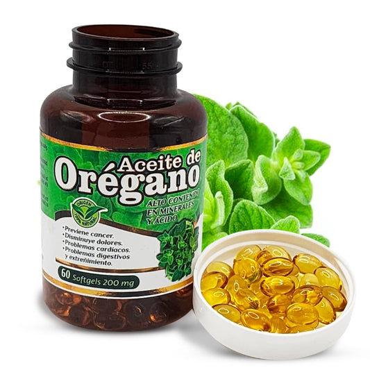 Suplemento Aceite de Oregano Oil Supplement 100% Natural