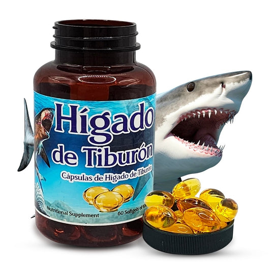 Suplemento Higado de Tiburon Supplement 100% Natural