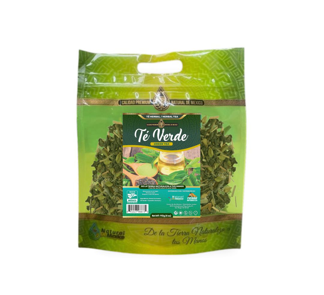 Te Verde 4 Onzas Te 4 Oz. Green Tea Herb Herbal Natural
