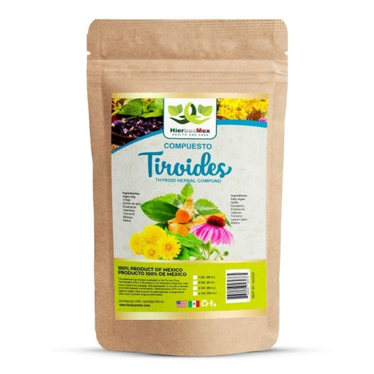 Compuesto Herbal Tiroides Herbal Compound 100% Natural Wild Crafted