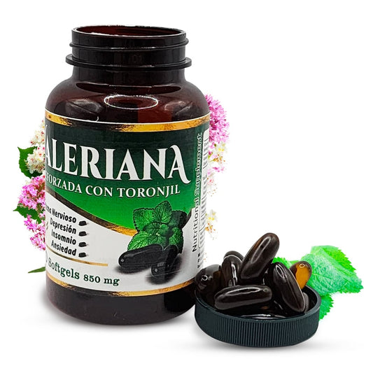Suplemento Valeriana Reforzada con Toronjil Supplement 100% Natural