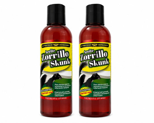 2 Pack Aceite de Zorrillo 6 fl oz.