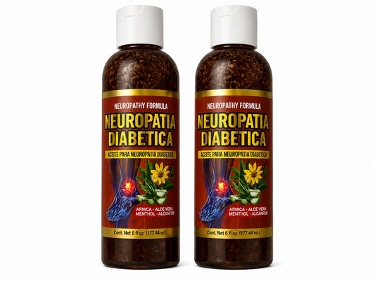 2 Pack Aceite Neuropatia Diabetica 6 fl oz.