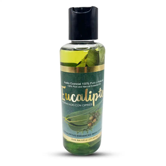 Aceite de Eucalipto y Ciprés Virgen 6 fl oz.  Eucalyptus Oil Virgin