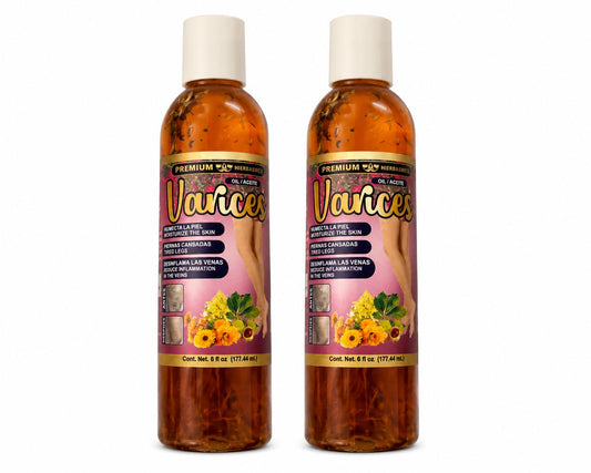 2 Pack Aceite de Varices 6 fl oz.