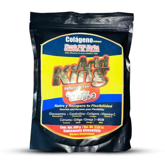 Suplemento en polvo King Reforzado con Ortiga y Omega 3 500g/ 17.63 oz