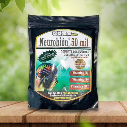 Suplemento en Polvo Neurobión 50 Mil 500g/ 17.63 oz