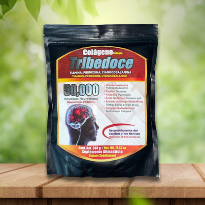 Suplemento en polvo Tribedoce 50,000 500g/ 17.63 oz