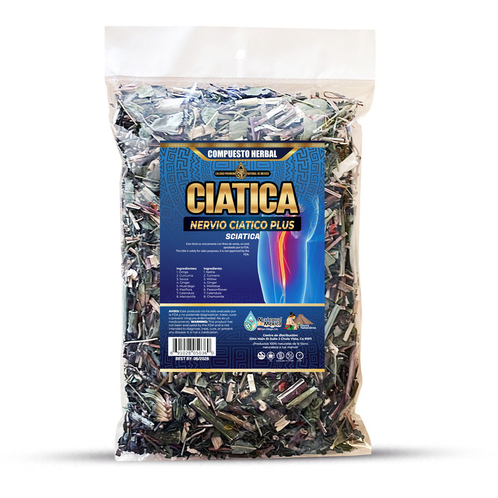 Compuesto Herbal Ciática Sciatic Nerve Tea 4 onzas Te Tea 4 Oz.