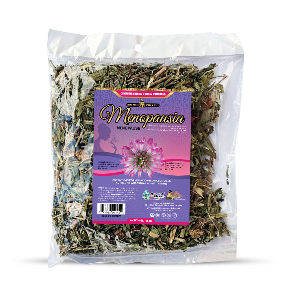 Compuesto Herbal Menopausia 4 onzas Te Tea 4 Oz. Menopause Tea