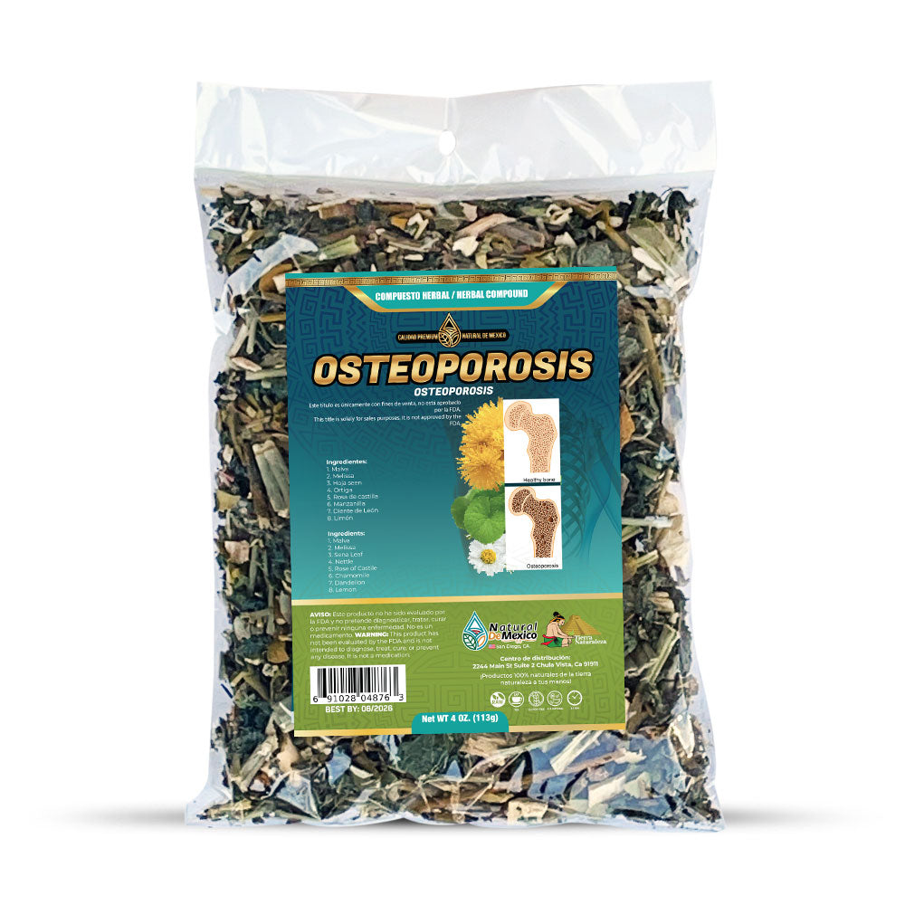 Compuesto Herbal Osteoporosis 4 onzas Te Tea 4 Oz.