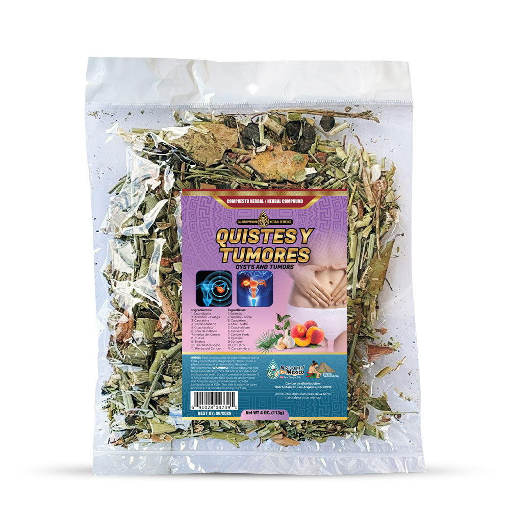 Compuesto Herbal Quistes y Tumores 4 onzas Tea Te 4 Oz.