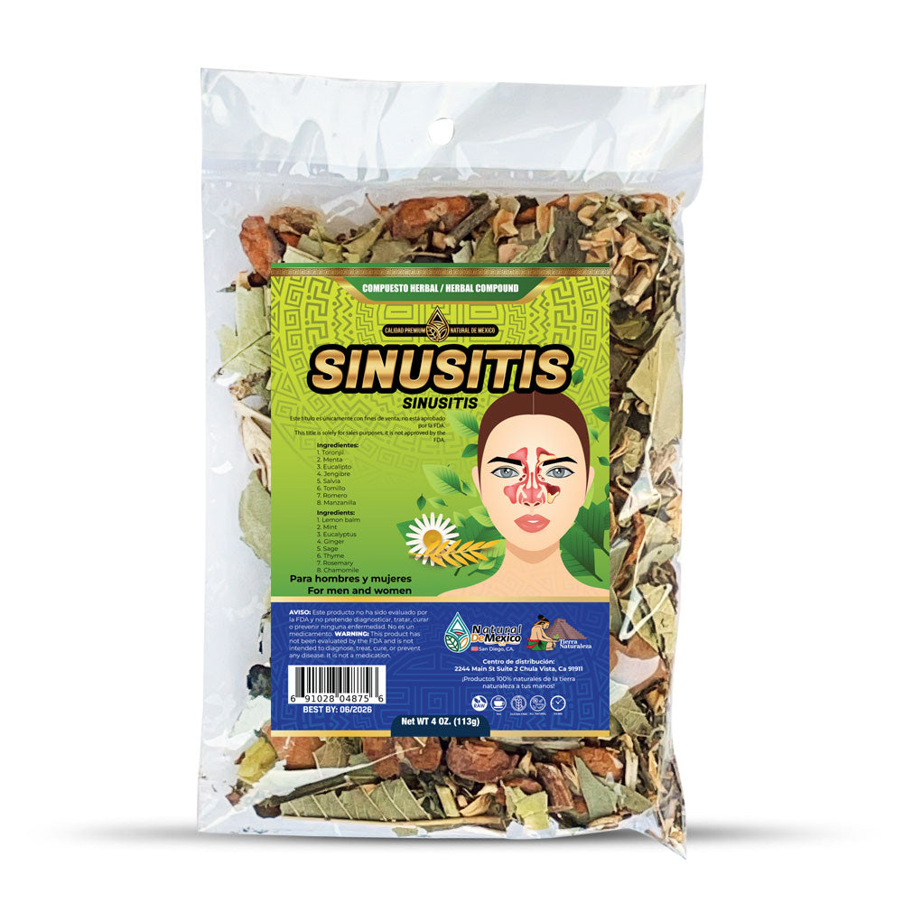 Compuesto Herbal Sinusitis 4 onzas Tea Te 4 Oz.