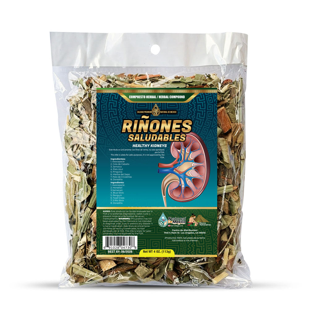 Compuesto Herbal Riñones 4 onzas Tea Te 4 Oz.