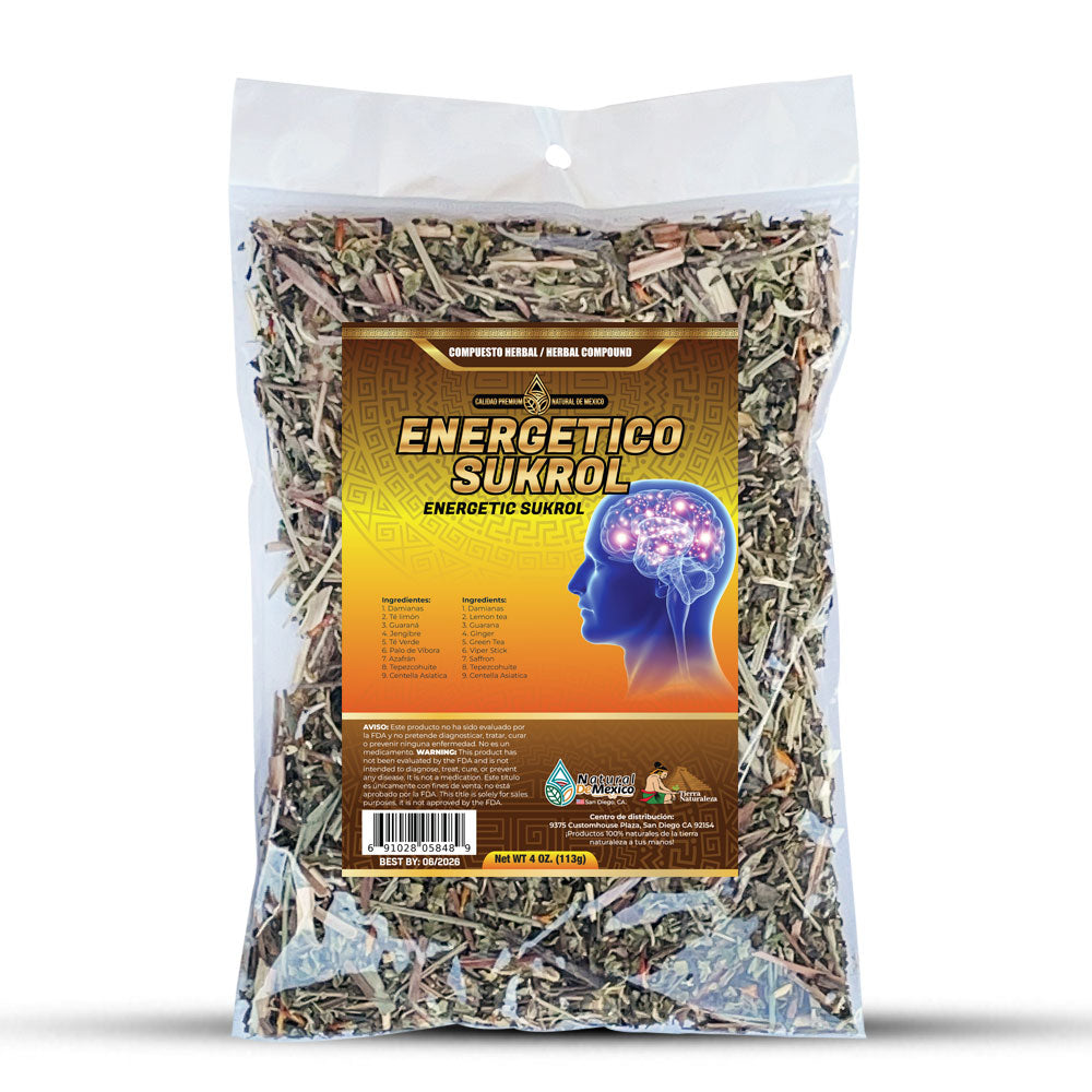 Compuesto Energetico Mental Sukol Turbo 4 Oz.