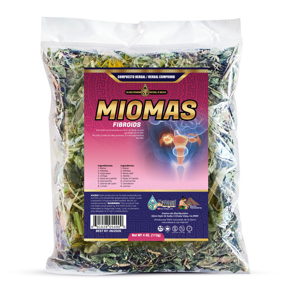 Compuesto Herbal Miomas 4 onzas Tea Te 4 Oz.