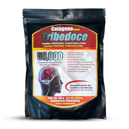 Suplemento en polvo Tribedoce 50,000 500g/ 17.63 oz