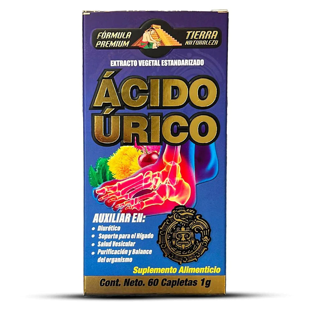 Suplemento Acido Urico Tierra Naturaleza 60 Caplets