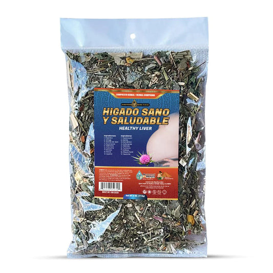 Compuesto Herbal Hígado Sano y Saludable 4 onzas Te Tea 4 Oz.