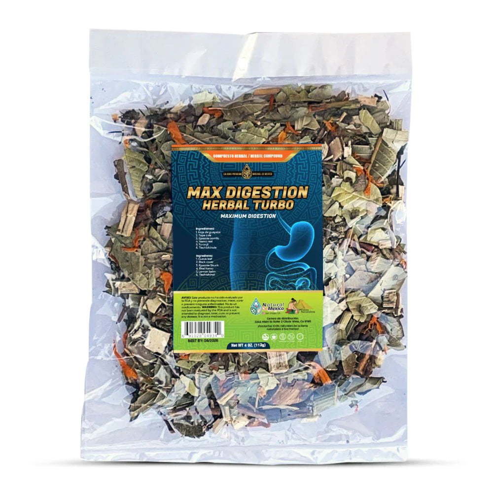 Compuesto Herbal Max Digestion Turbo 4 Oz. Maximum Digestion Tea