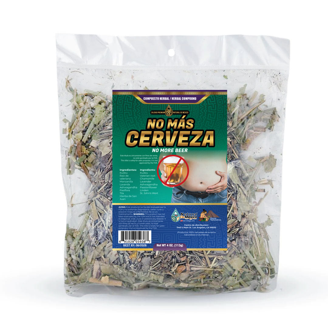 Compuesto Herbal No Mas Cerveza Tea 4 Oz.